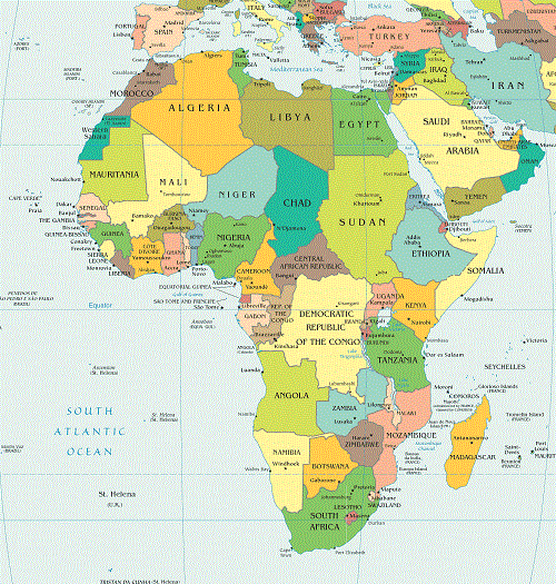 Africa's-map