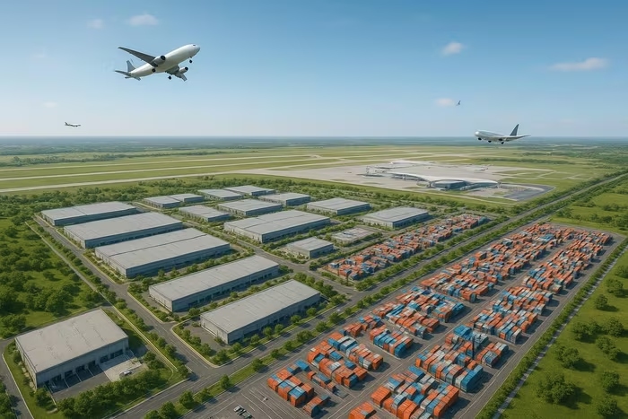 Long Thanh opens the gateway for Vietnam to rise as a logistics, trade, and tourism hub in Southeast Asia. Illustration: AI.