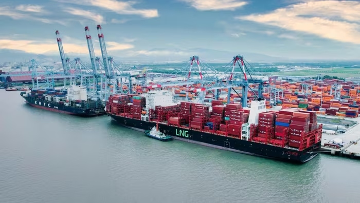 The proposed International Maritime Center is located in the Cai Mep - Thi Vai area. Photo: CMIT.